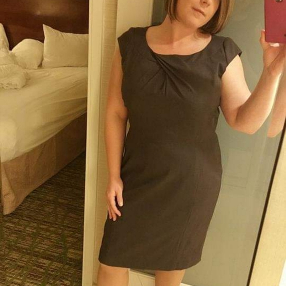 Anne Klein Gray Dress size 16